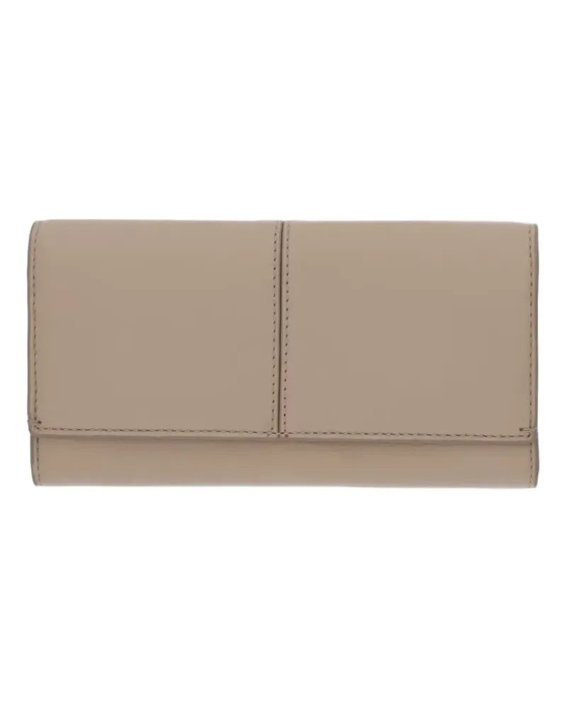 Marc O'Polo foldover leather wallet - Nude Nude