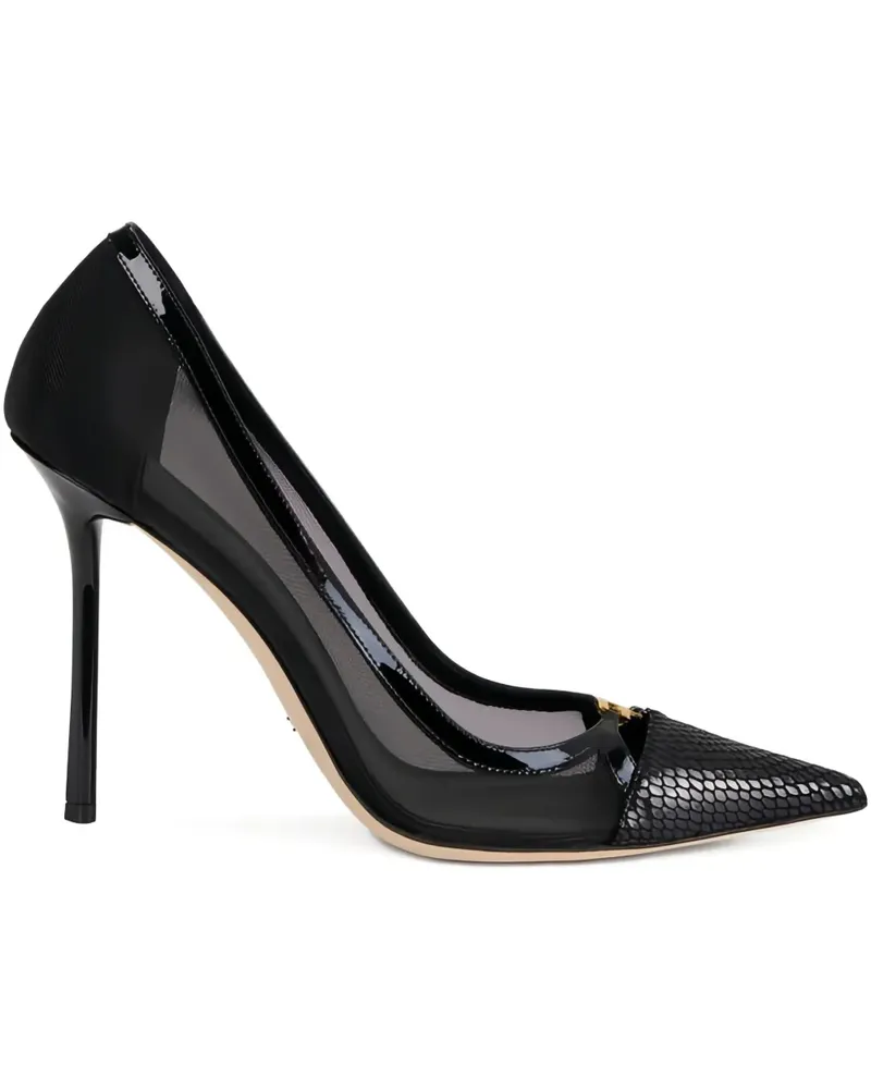 Elisabetta Franchi Pumps aus Leder - 110|black 110