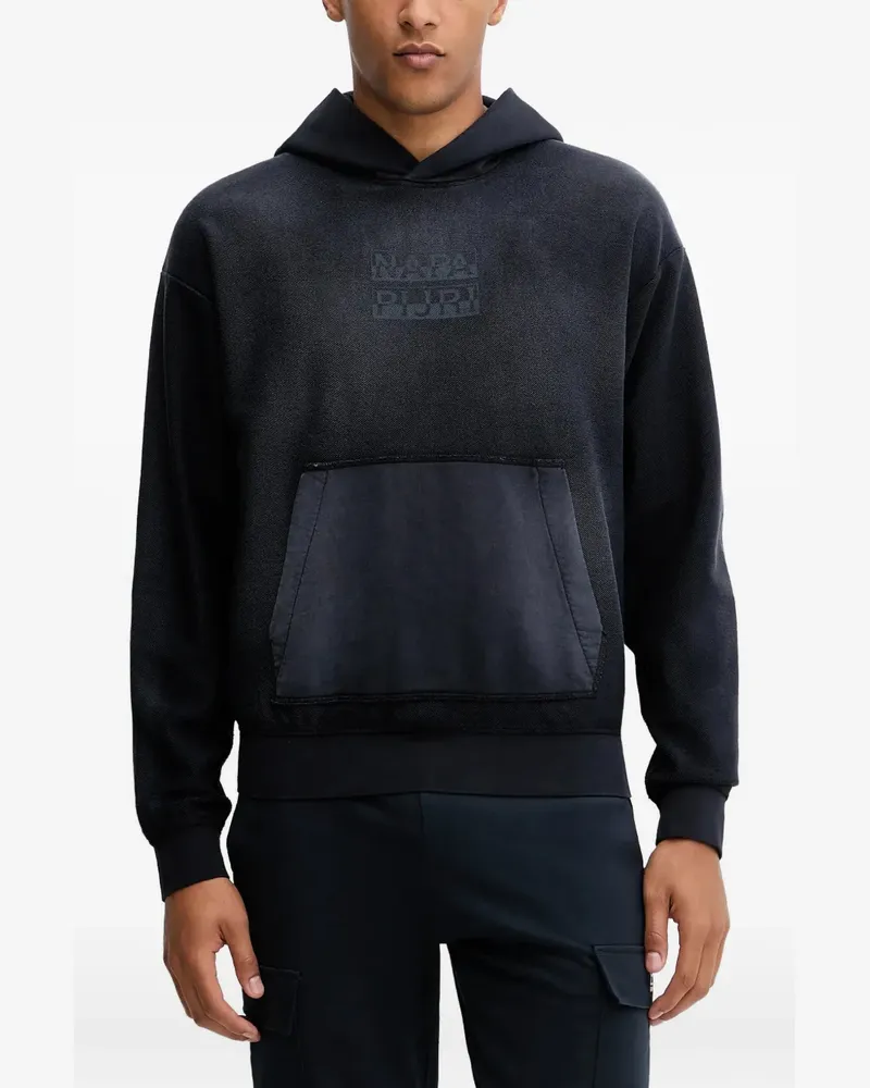 Napapijri Comel Hoodie mit Logo - Blau Blau