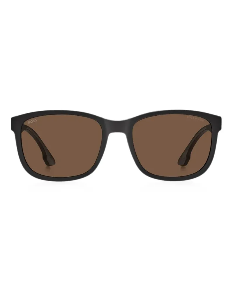 HUGO BOSS rectangular-frame sunglasses - Schwarz Schwarz