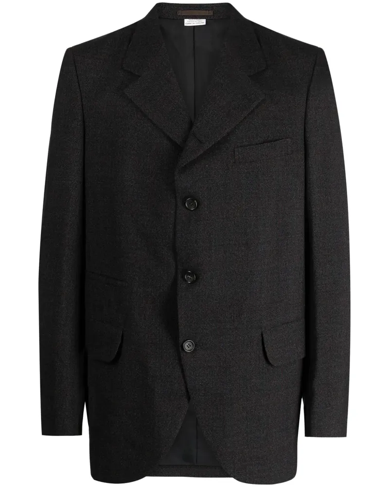 Comme des Garçons Einreihiges Sakko - Schwarz Schwarz