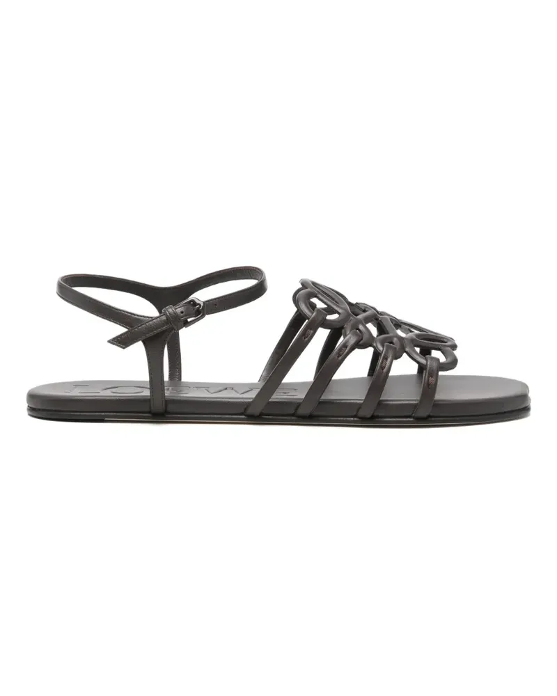 Loewe Anagram cut-out sandals - Braun Braun