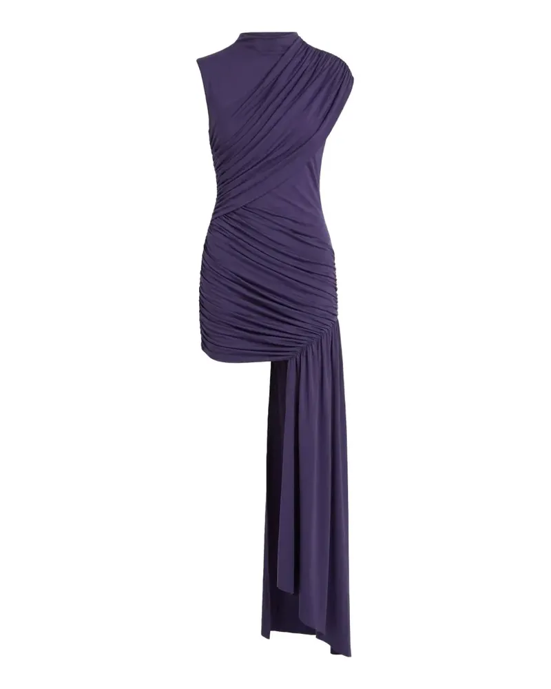 De La Vali Ravenna ruched-detail dress - Violett Violett