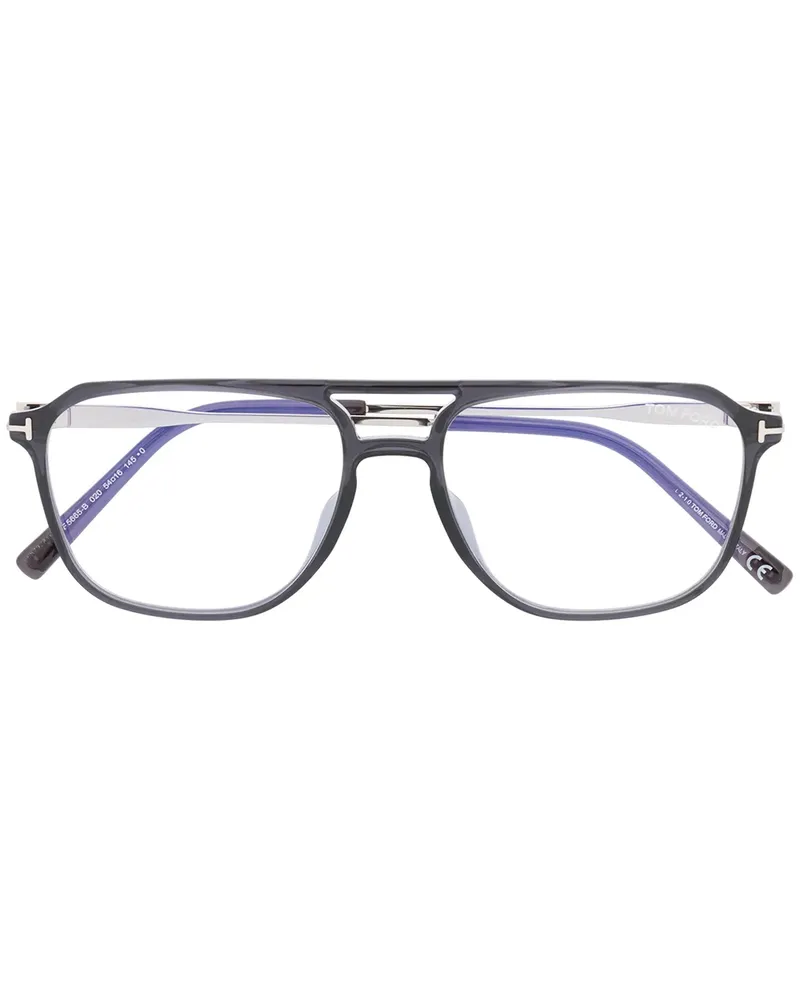 Tom Ford Klassische Pilotenbrille - Grau Grau