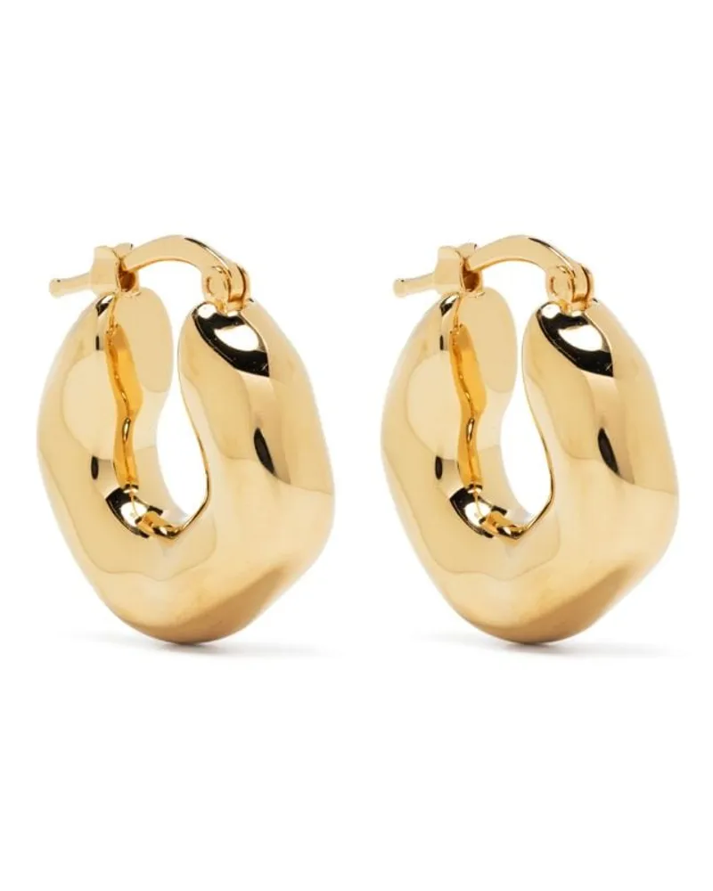 Jil Sander Kleine Creolen Gold