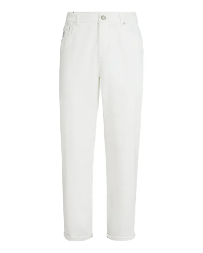 Brunello Cucinelli Five-Pocket-Jeans - Weiß Weiß