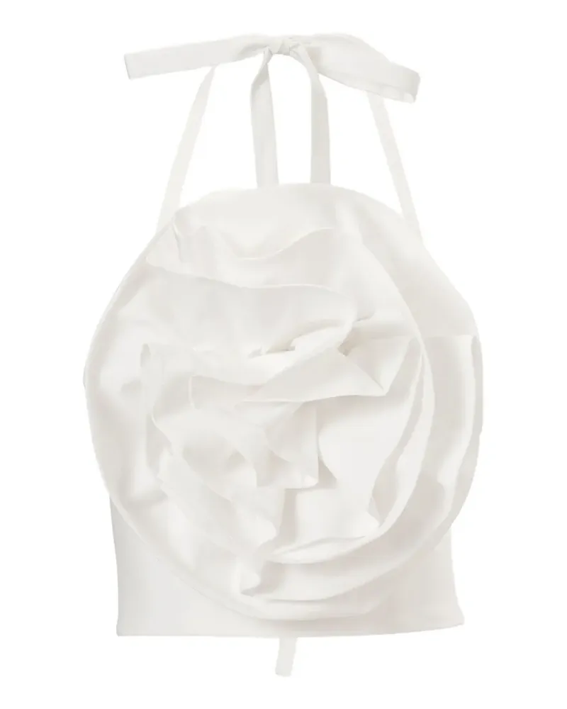 Carolina Herrera New York rosette-motif top - Blau Blau