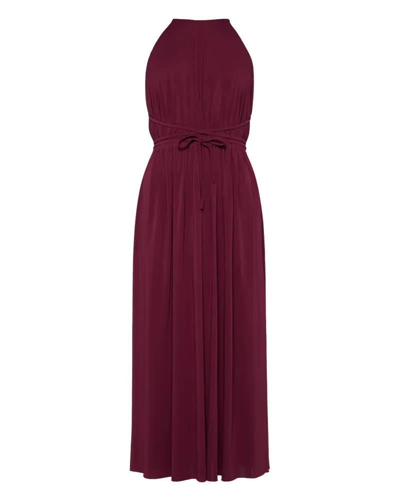 Eres Neckholder-Midikleid mit Bindegürtel - Violett Violett