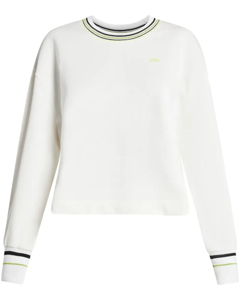 Lacoste Sweatshirt aus Bio-Baumwolle - Weiß Weiß
