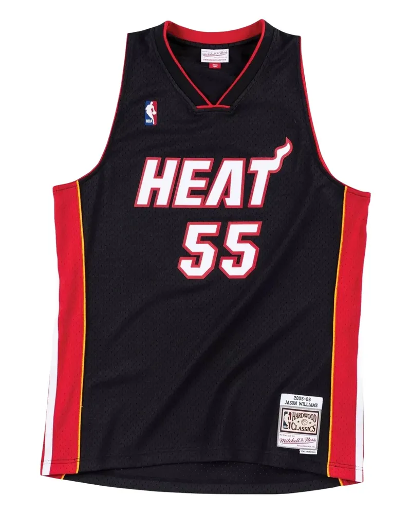 Mitchell & Ness x Miami Heat Dark Jersey-Tanktop - Schwarz Schwarz