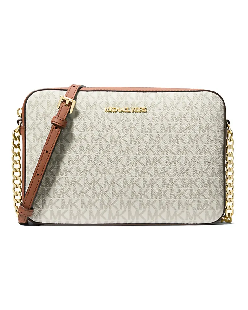 Michael Kors large Jet Set cross body bag - Nude Nude