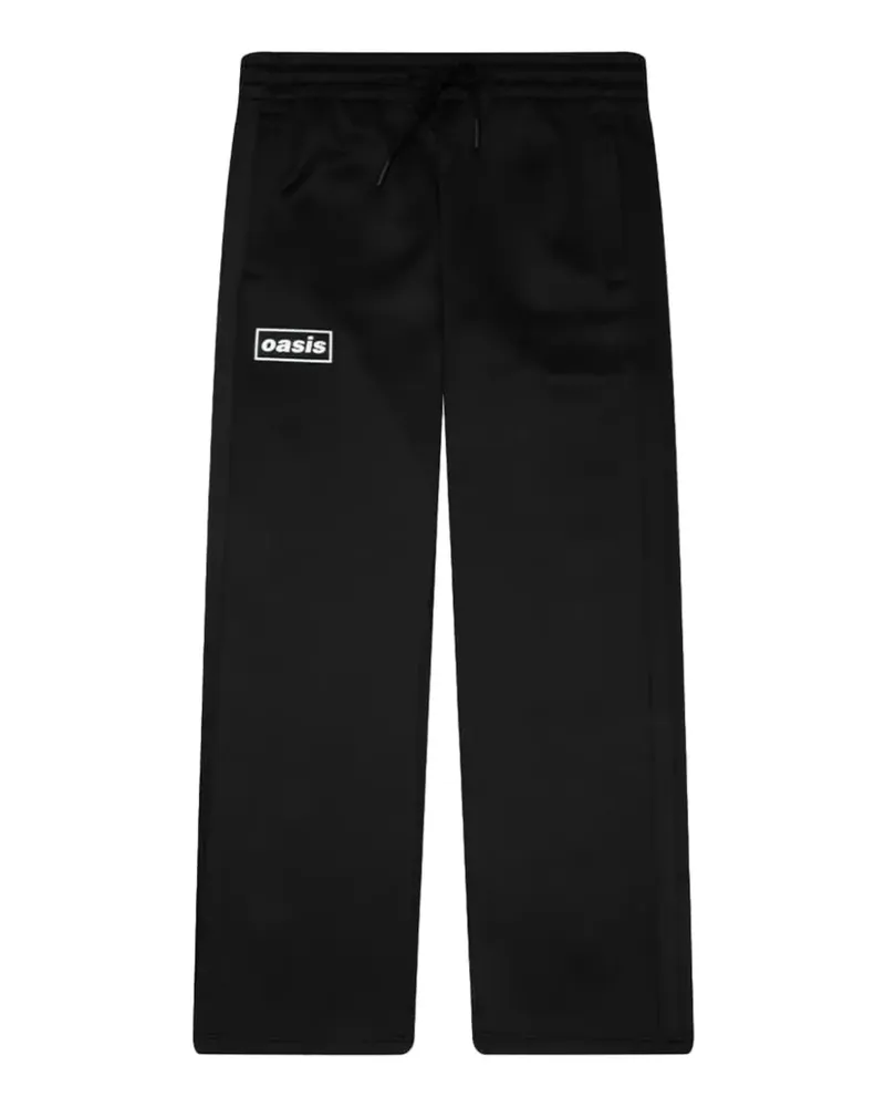 PLEASURES Forever logo-patch track pants - Schwarz Schwarz
