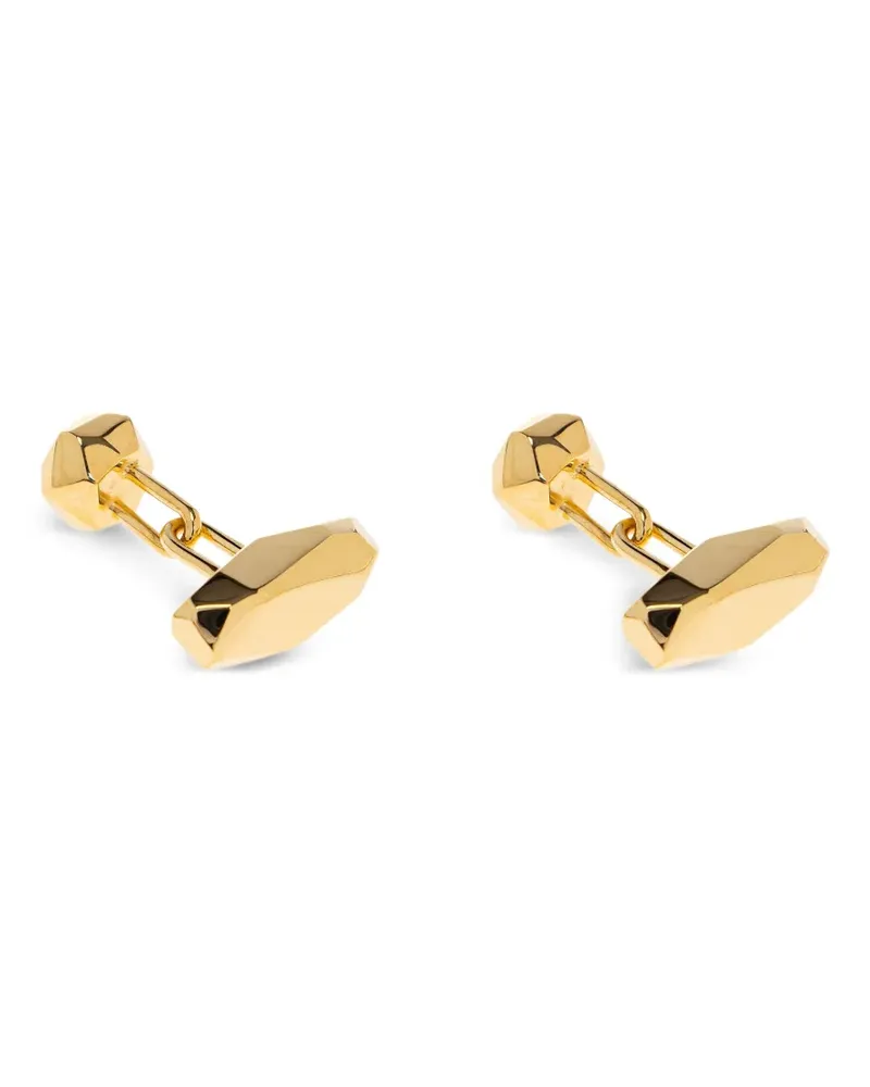 Lanvin Facettierte Manschettenknöpfe - Gold Gold
