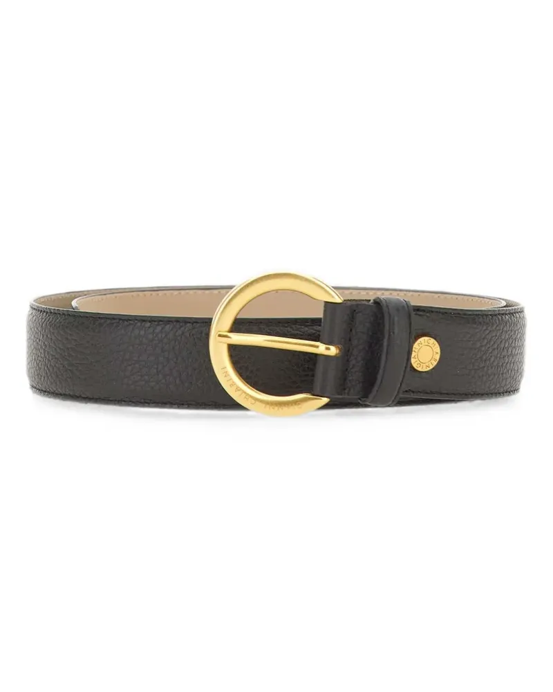 Gianni Chiarini hammered-leather belt - Schwarz Schwarz