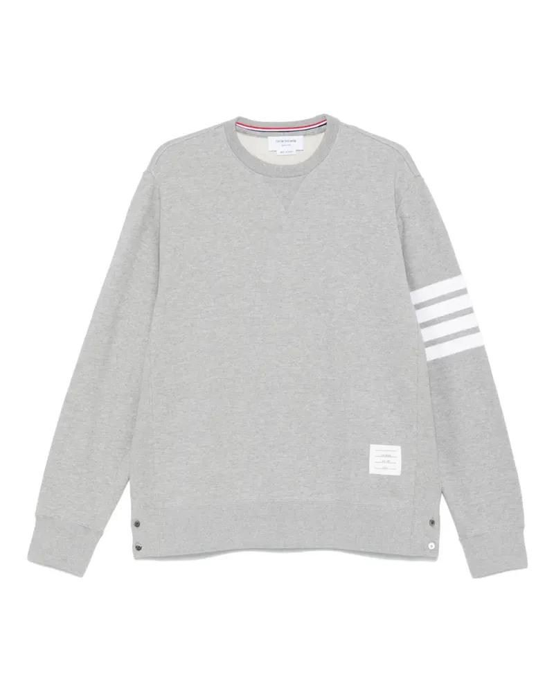Thom Browne Sweatshirt mit Streifen - Grau Grau