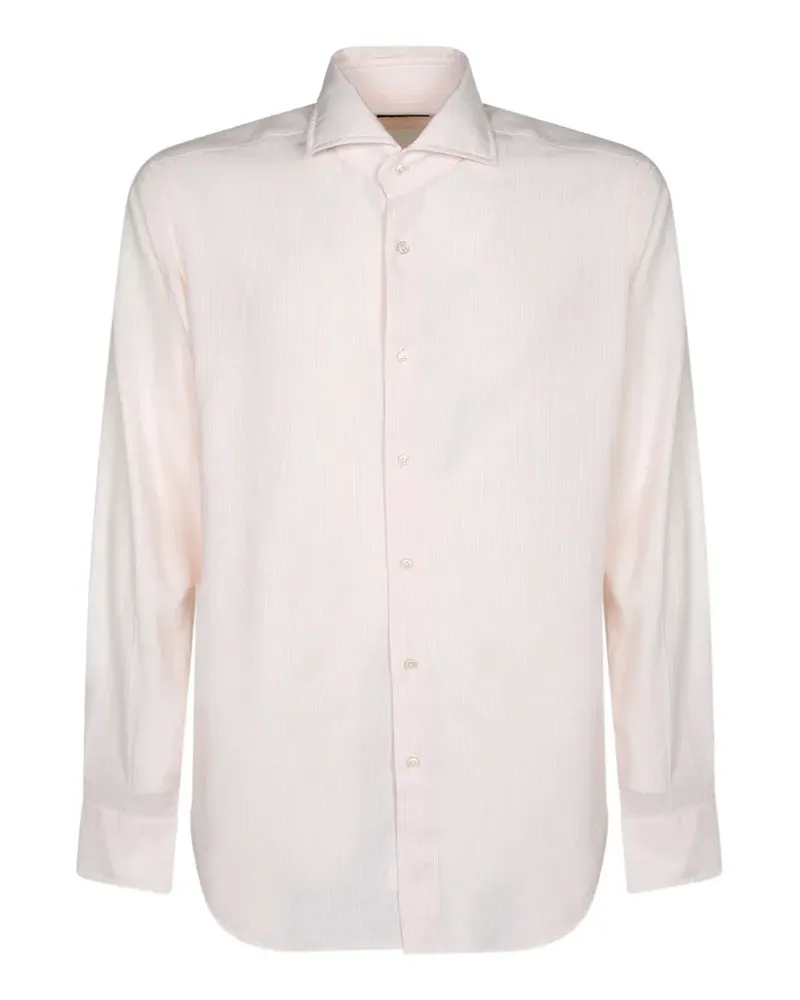 Dell'oglio striped long-sleeve shirt - Rosa Rosa