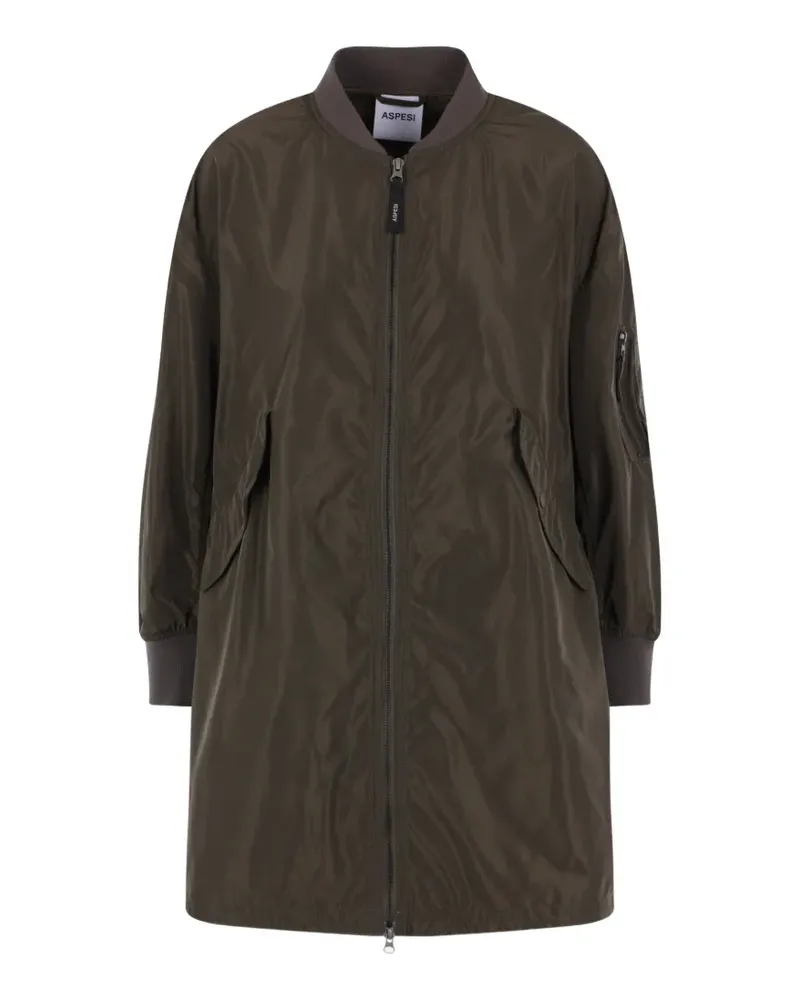 ASPESI zip pocket military jacket - Braun Braun