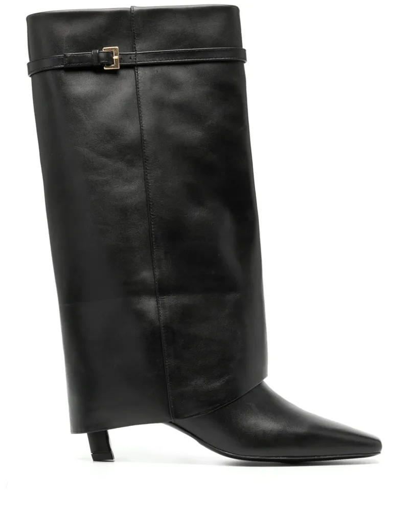 Alohas Evita Stiefel 45mm - Schwarz Schwarz