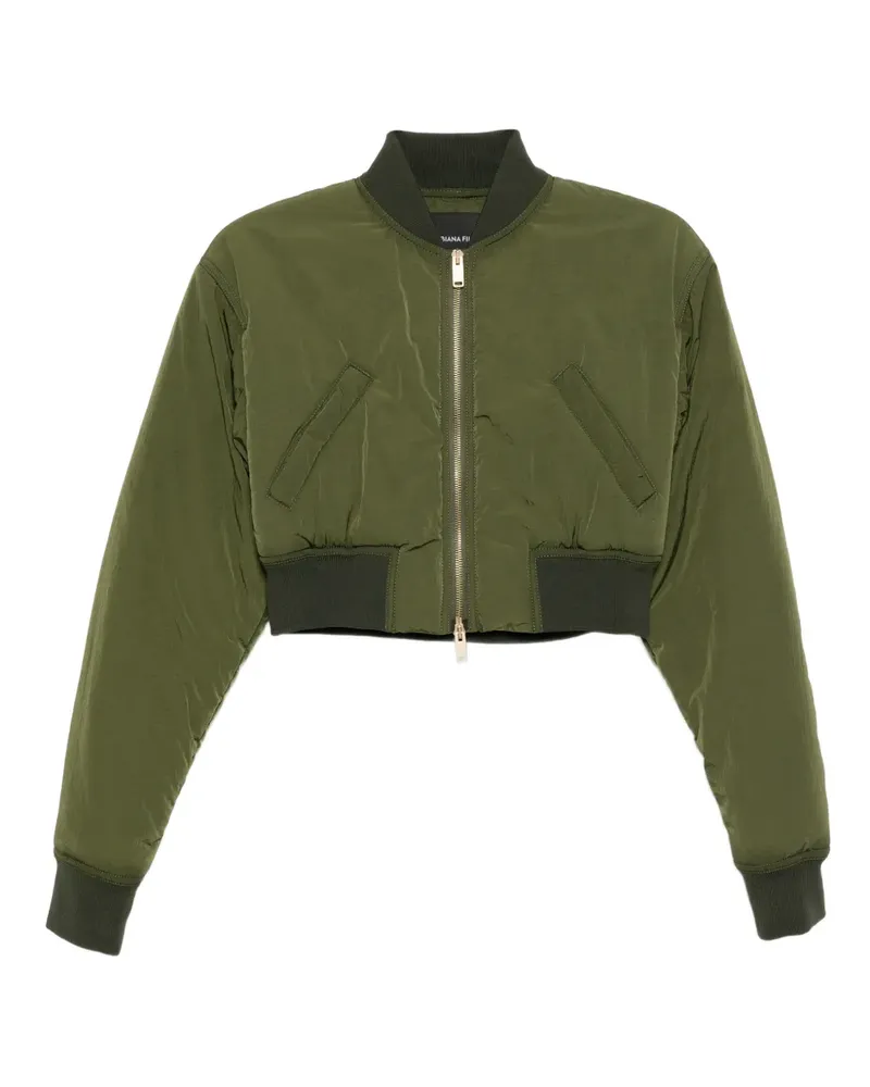 Fabiana Filippi two-way zip bomber jacket - Grün Grün