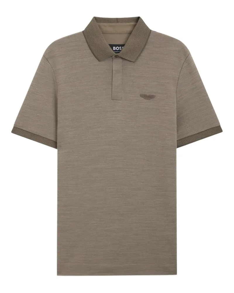 HUGO BOSS x Aston Martin Poloshirt mit Logo - Nude Nude