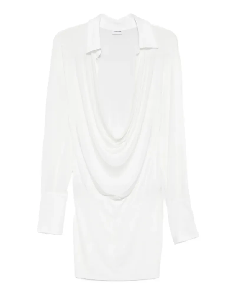ANDAMANE Lilia long-sleeve mini dress - Weiß Weiß
