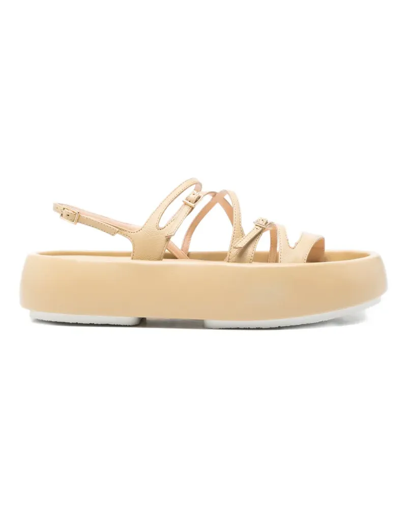 Attilio Giusti Leombruni Bulle Sandalen mit Riemen - Nude Nude