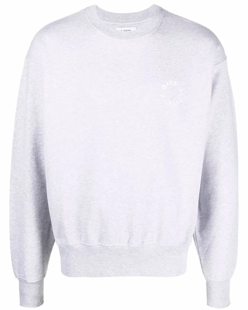 7 DAYS Active Monday Sweatshirt - 022 HEATHER GREY 022
