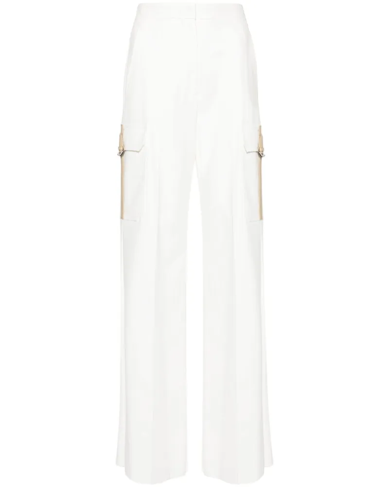 Max Mara Weite Edda High-Waist-Hose - Weiß Weiß