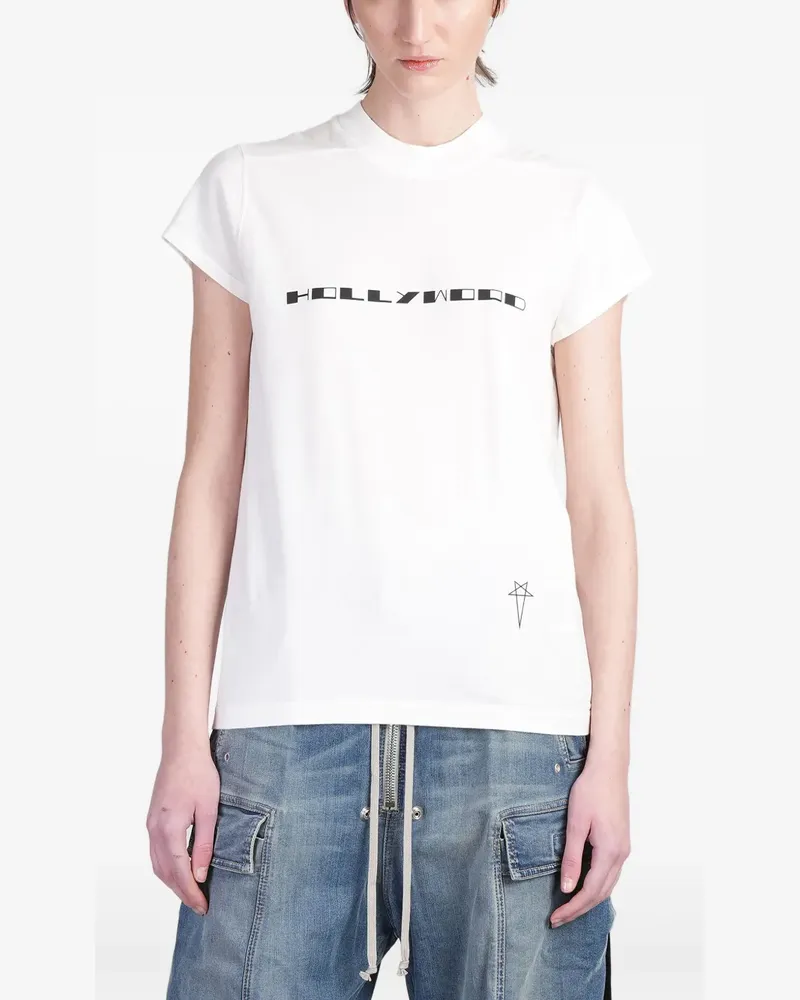 DRKSHDW by Rick Owens Small Level T-Shirt - Weiß Weiß