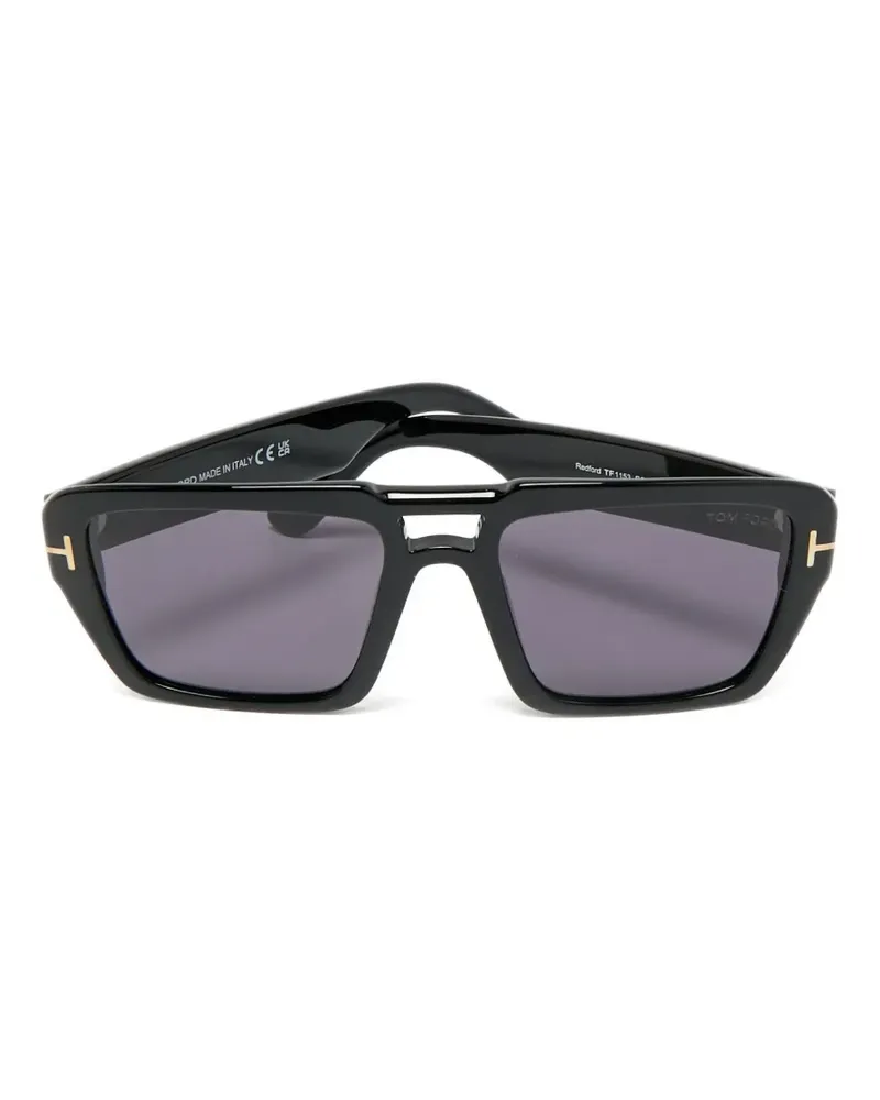 Tom Ford TF1153 Redford square sunglasses - Schwarz Schwarz