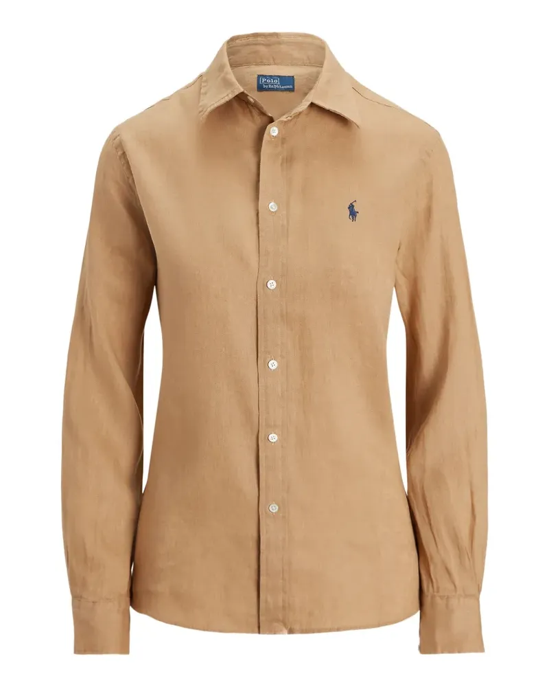 Ralph Lauren Hemd mit Logo - Nude Nude