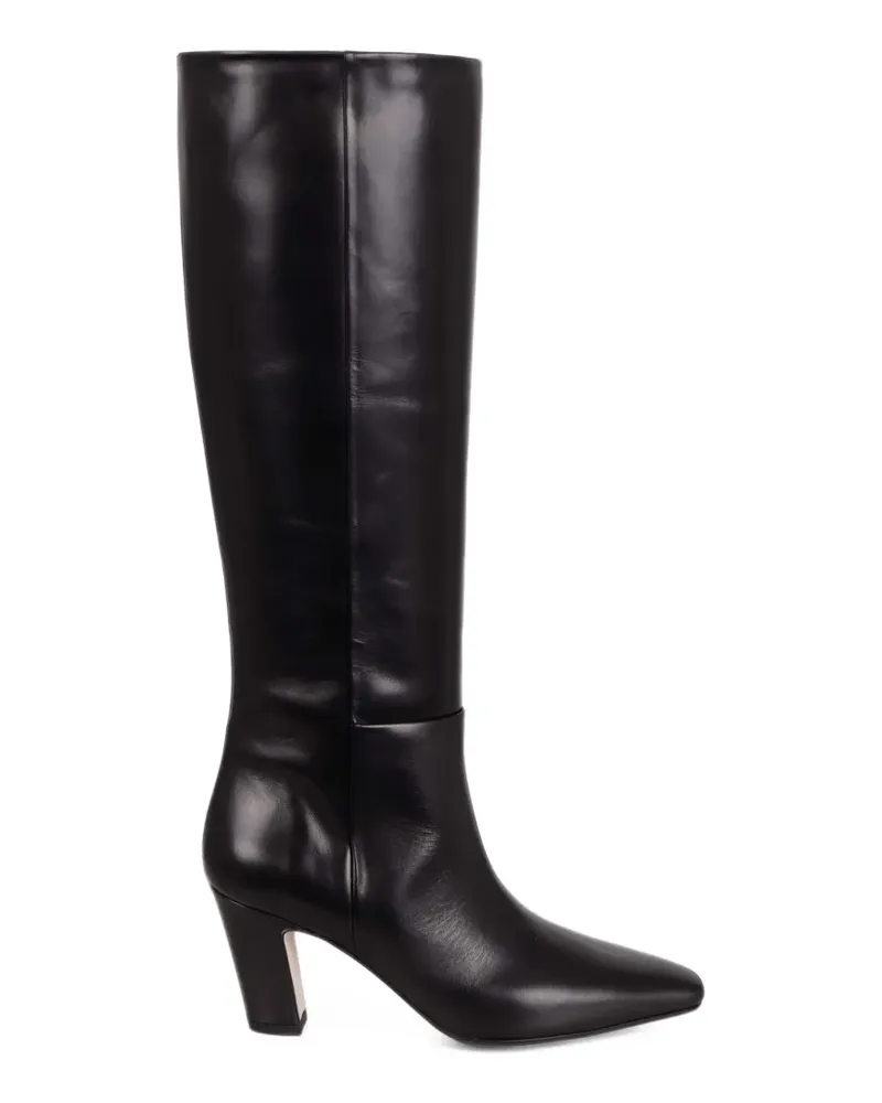 aeyde Silva square-toe knee-high boots - Schwarz Schwarz