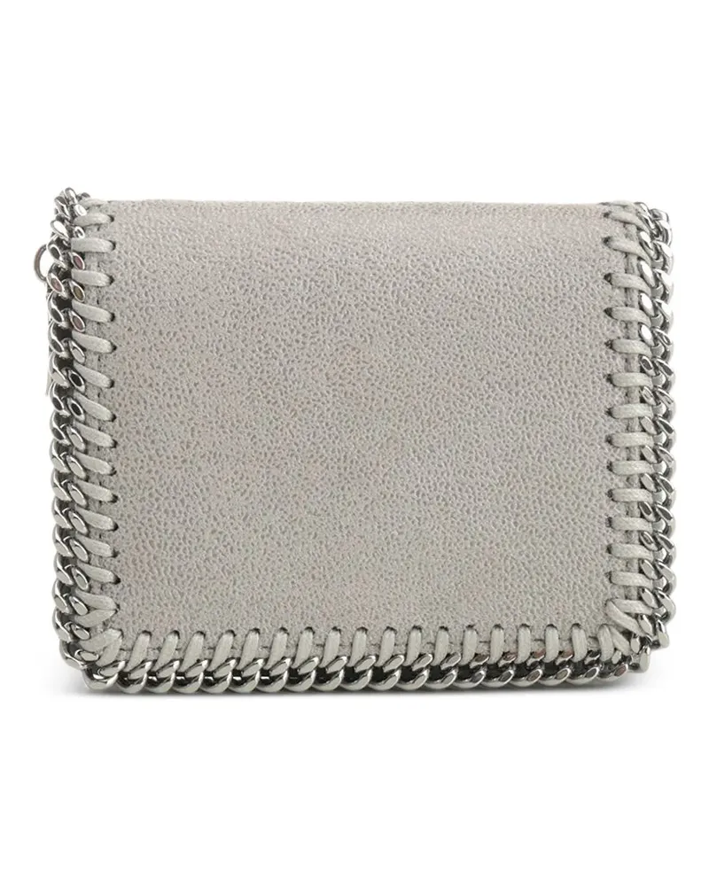 Stella McCartney Falabella chain-trim wallet - Grau Grau
