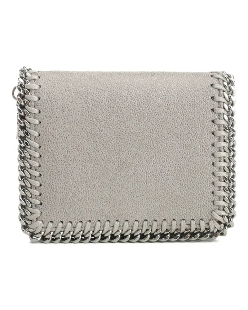 Stella McCartney Falabella chain-trim wallet - Grau Grau
