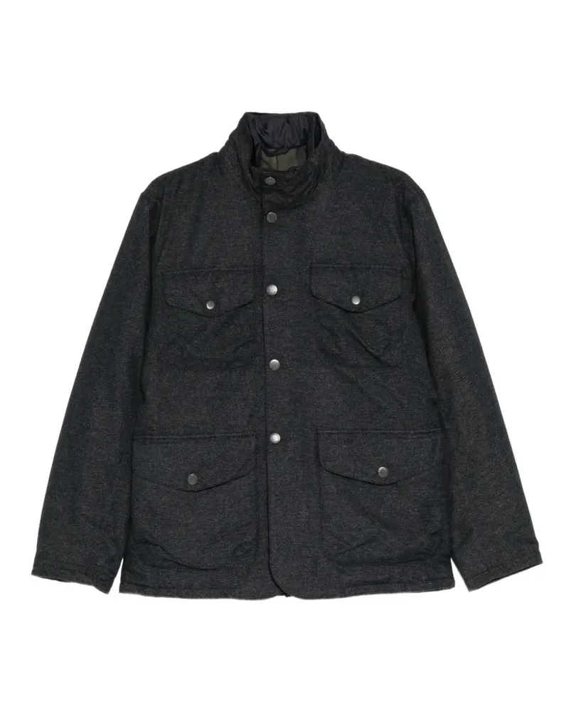 Barbour Jacke mit Klappentasche - Blau Blau