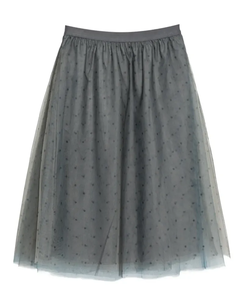 JNBY Gepunkteter Rock im Layering-Look - Grau Grau