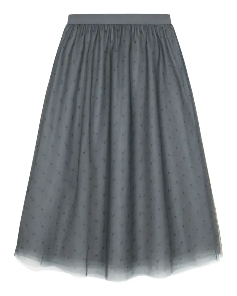 JNBY Gepunkteter Rock im Layering-Look - Grau Grau