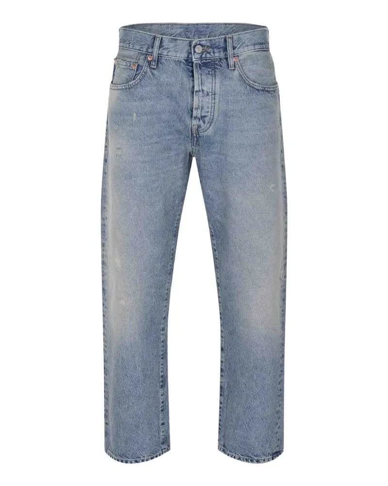 Cycle Straight-Leg-Jeans im Distressed-Look - Blau Blau