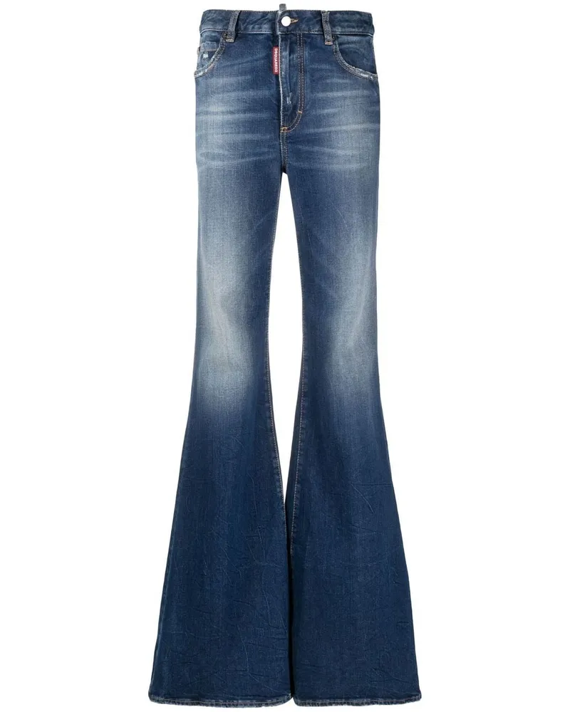 Dsquared2 Ausgestellte Jeans - Blau Blau