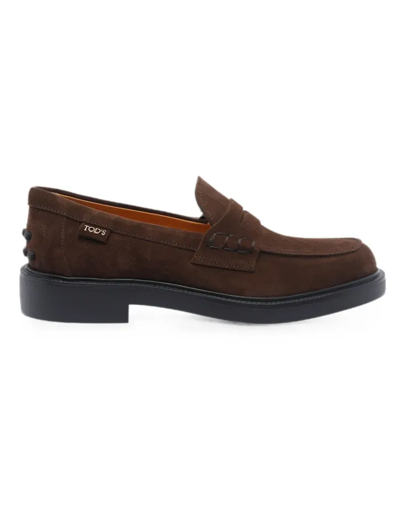 TOD'S suede loafers - Braun Braun