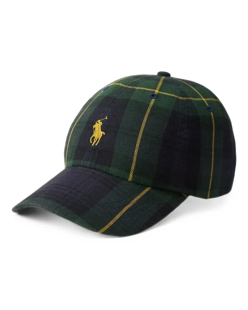 Ralph Lauren Baseballkappe mit Karomuster - Grün Grün