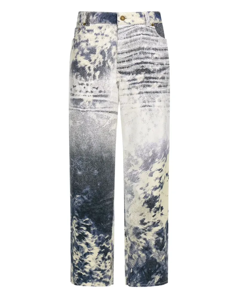 Roberto Cavalli Jeans mit Appaloosa-Print - Blau Blau