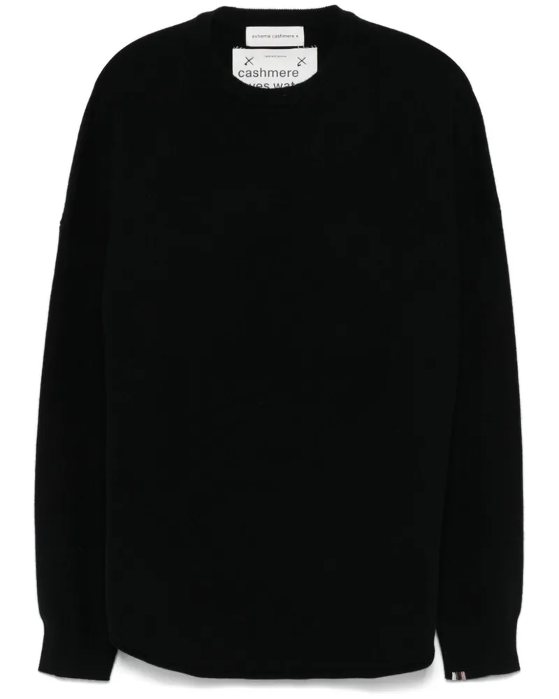 extreme cashmere n°53 Pullover - Schwarz Schwarz