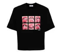 T-Shirt mit Mouth Graphic-Print