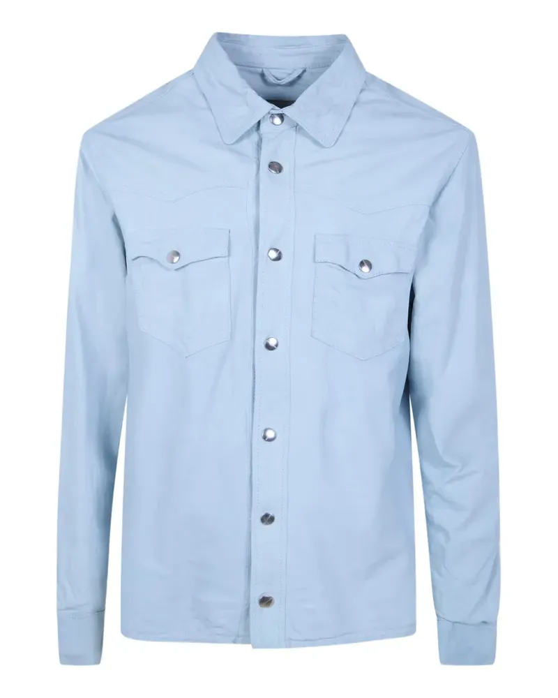 Giorgio Brato buttoned pocket shirt - Blau Blau