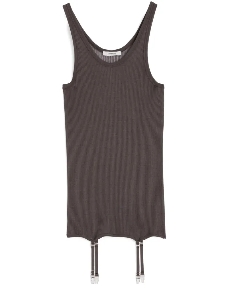Christophe Lemaire Tanktop mit Hosenträgern - Braun Braun