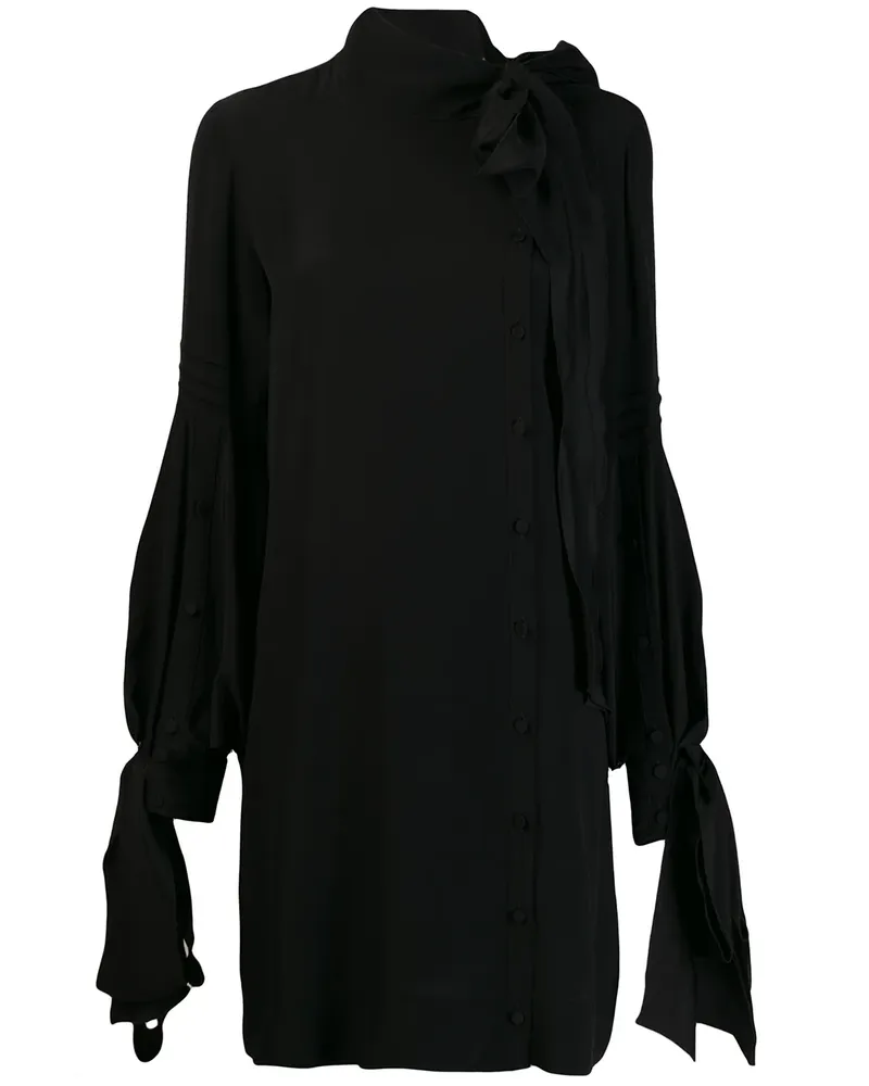 N° 21 Minikleid mit Schnürung - Schwarz Schwarz