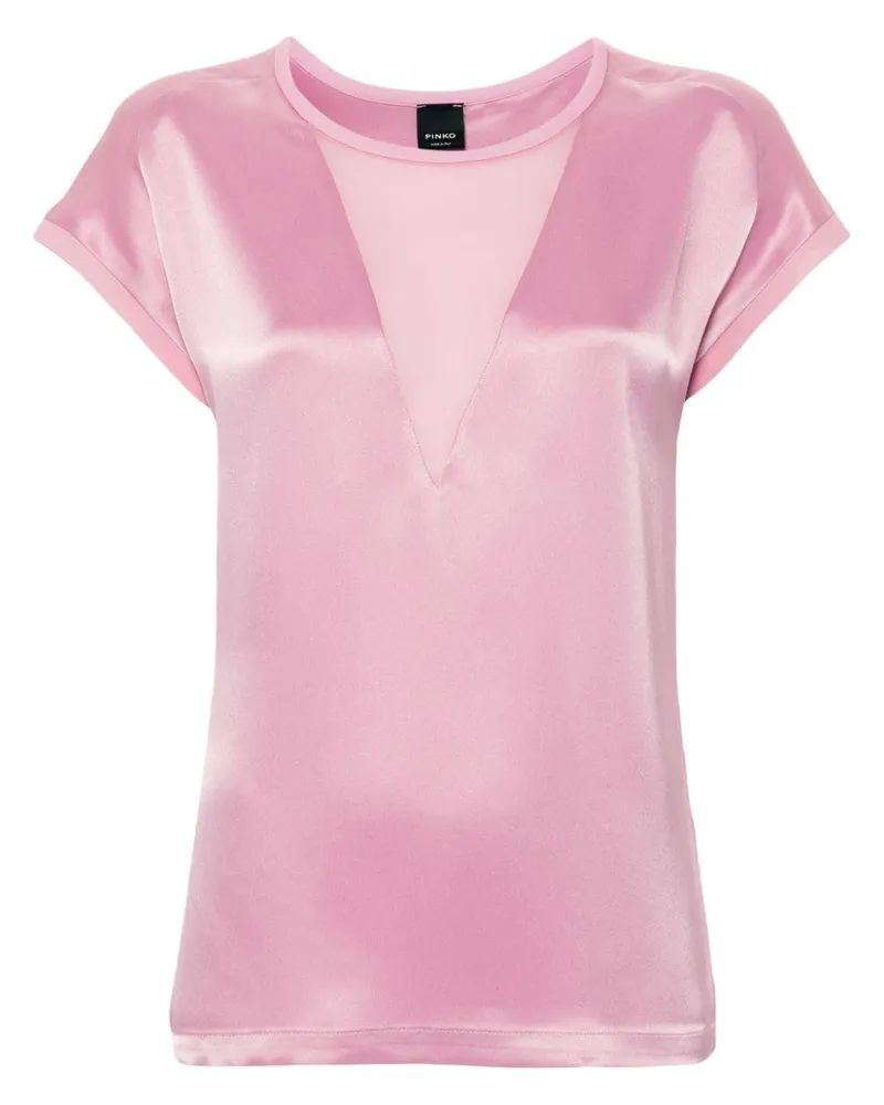 Pinko Bluse aus Chiffon - Rosa Rosa