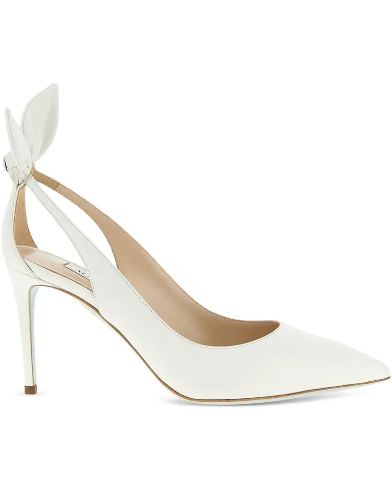 Aquazzura Pumps mit Schleife - Weiß Weiß
