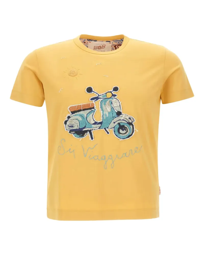 BOB Join embroidered scooter T-shirt - Gelb Gelb